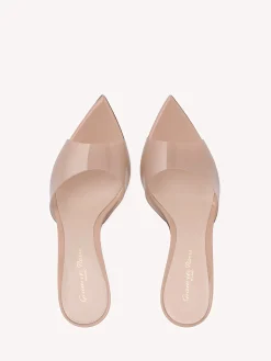 Gianvito Rossi Mules|Plexi-ELLE 85 NEUTRALS