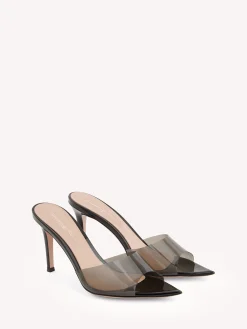 Gianvito Rossi Mules|Plexi-ELLE 85 BLACK