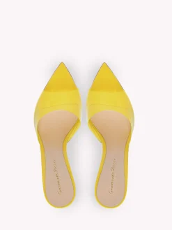 Gianvito Rossi Mules-ELLE 85 YELLOW
