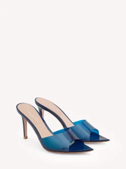 Gianvito Rossi Mules|Plexi-ELLE 85 BLUE
