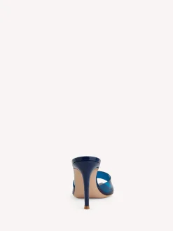 Gianvito Rossi Mules|Plexi-ELLE 85 BLUE