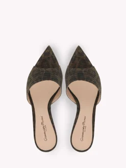 Gianvito Rossi Mules-ELLE 85 BROWN