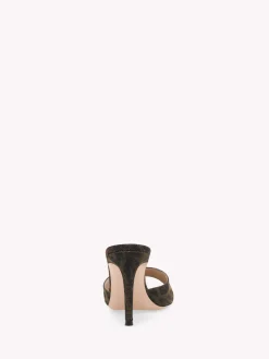 Gianvito Rossi Mules-ELLE 85 BROWN