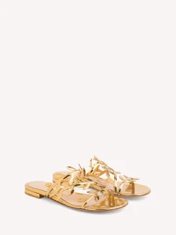 Gianvito Rossi Flats|Sandals-FLAVIA 05 GOLD