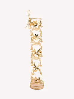 Gianvito Rossi Flats-FLAVIA GLADIATOR GOLD