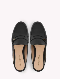 Gianvito Rossi Mules-FLORIO BLACK LEATHER