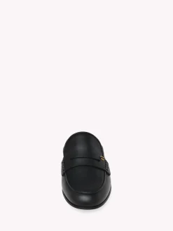 Gianvito Rossi Mules-FLORIO BLACK LEATHER