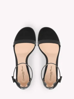 Gianvito Rossi Sandals-GAETA 45 BLACK LEATHER