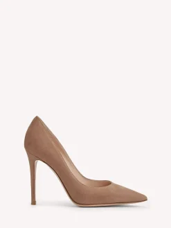 Gianvito Rossi Pumps|Signatures-GIANVITO 105 PRALINE PINK SUEDE
