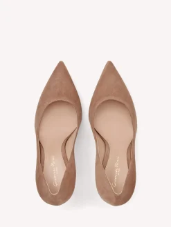 Gianvito Rossi Pumps|Signatures-GIANVITO 105 PRALINE PINK SUEDE