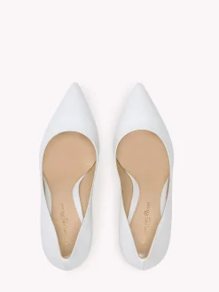 Gianvito Rossi Pumps|TIMELESSLY CLASSIC-GIANVITO 85 WHITE LEATHER