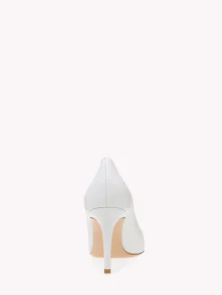 Gianvito Rossi Pumps|TIMELESSLY CLASSIC-GIANVITO 85 WHITE LEATHER