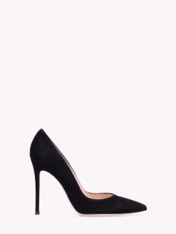 Gianvito Rossi Pumps|Signatures-GIANVITO 105 BLACK SUEDE