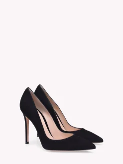 Gianvito Rossi Pumps|Signatures-GIANVITO 105 BLACK SUEDE
