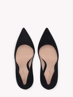 Gianvito Rossi Pumps|Signatures-GIANVITO 105 BLACK SUEDE