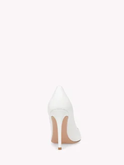 Gianvito Rossi Pumps|Signatures-GIANVITO 105 WHITE LEATHER