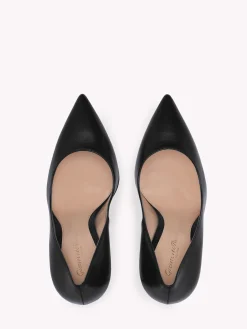 Gianvito Rossi Pumps|Signatures-GIANVITO 105 BLACK LEATHER