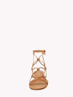 Gianvito Rossi Flats-GIZA 05 BROWN