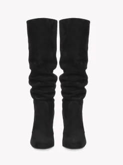 Gianvito Rossi Boots-GLEN BLACK SUEDE