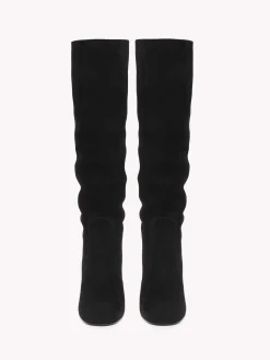 Gianvito Rossi Boots-GLEN 60 BLACK SUEDE