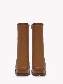 Gianvito Rossi Booties-HARLEM BROWN