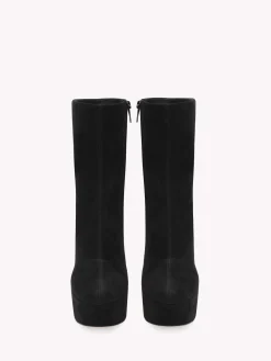 Gianvito Rossi Booties-HOLLY BOOTIE BLACK SUEDE