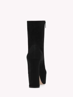 Gianvito Rossi Booties-HOLLY BOOTIE BLACK SUEDE