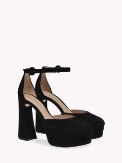 Gianvito Rossi Pumps-HOLLY D'ORSAY BLACK SUEDE