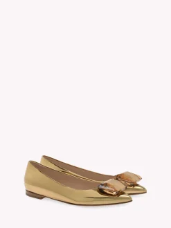 Gianvito Rossi Flats-JAIPUR 05 GOLD