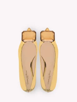 Gianvito Rossi Flats-JAIPUR 05 GOLD