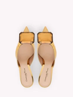 Gianvito Rossi Mules|Jaipur-JAIPUR MULE 85 GOLD