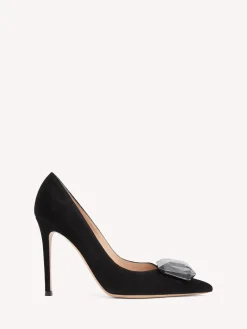 Gianvito Rossi Pumps|Jaipur-JAIPUR PUMP BLACK SUEDE