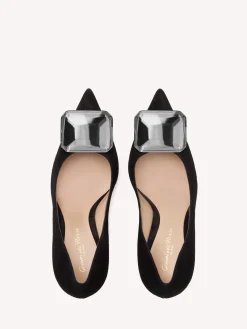 Gianvito Rossi Pumps|Jaipur-JAIPUR PUMP BLACK SUEDE