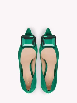 Gianvito Rossi Pumps|Jaipur-JAIPUR PUMP 85 GREEN