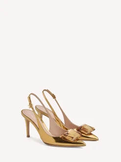 Gianvito Rossi Pumps|Jaipur-JAIPUR SLING GOLD