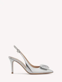 Gianvito Rossi Pumps|Jaipur-JAIPUR SLING SILVER