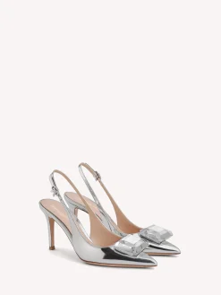 Gianvito Rossi Pumps|Jaipur-JAIPUR SLING SILVER
