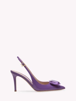 Gianvito Rossi Pumps|Jaipur-JAIPUR SLING PURPLE