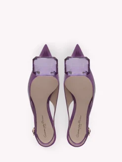 Gianvito Rossi Pumps|Jaipur-JAIPUR SLING PURPLE