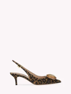 Gianvito Rossi Pumps|Jaipur-JAIPUR SLING 55 LEOPARD PRINT