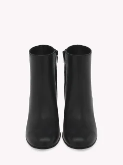 Gianvito Rossi Booties-JOELLE 45 BLACK LEATHER