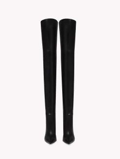 Gianvito Rossi Boots-JOY CUISSARD BLACK LEATHER