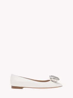 Gianvito Rossi Flats-KARINA 05 WHITE