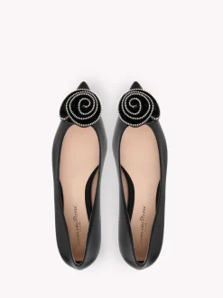 Gianvito Rossi Flats-KARINA 05 BLACK LEATHER