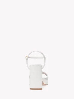 Gianvito Rossi Sandals-LENA WHITE LEATHER