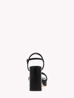 Gianvito Rossi Sandals-LENA BLACK LEATHER
