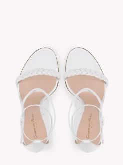 Gianvito Rossi Sandals-LEOMI WHITE LEATHER