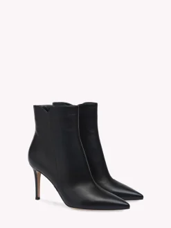 Gianvito Rossi Booties|Signatures-LEVY 85 BLACK LEATHER