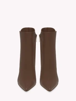 Gianvito Rossi Booties-LEVY 85 BROWN