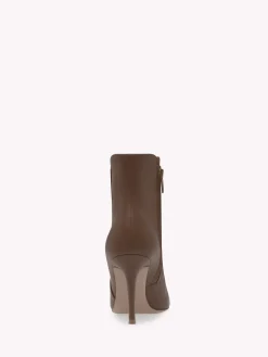Gianvito Rossi Booties-LEVY 85 BROWN